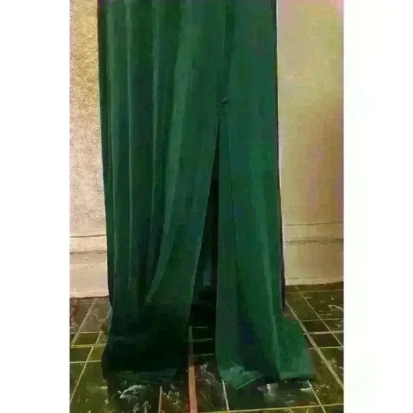 Love by Design Geneva V-neck Sleeveless Maxi Dress Hunter Green Dress Size M - Picture 6 of 12